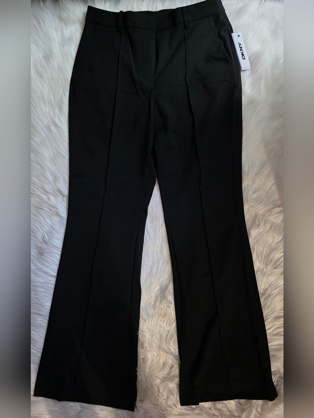 DKNY Flared Black Dress Pants, Size 6